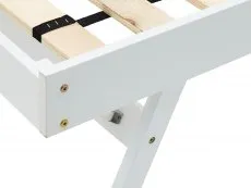GFW GFW Madrid White Wooden Trundle Under Bed Frame