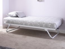 GFW GFW Madison 3ft Single White Trundle Under Bed Frame