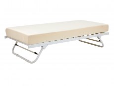 GFW GFW Madison 3ft Single White Trundle Under Bed Frame