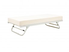GFW GFW Memphis 3ft Single Ivory Trundle Under Bed Frame