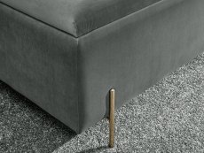 GFW GFW Mystica Grey Ottoman Storage Bench (Flat Packed)