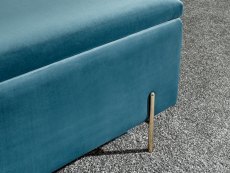 GFW GFW Mystica Teal Ottoman Storage Bench (Flat Packed)