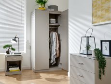 GFW GFW Panama Grey 3 Piece Bedroom Furniture Package (Flat Packed)