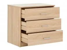 GFW GFW Panama Oak 3 Piece Bedroom Furniture Package