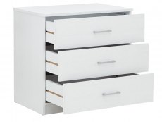 GFW GFW Panama White 3 Piece Bedroom Furniture Package (Flat Packed)