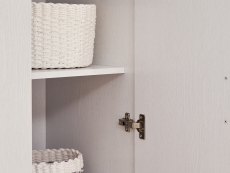 GFW GFW Panama White 4 Piece Bedroom Furniture Package (Flat Packed)