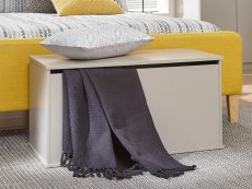 GFW GFW Panama Grey Blanket Box (Flat Packed)