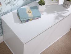 GFW GFW Panama White Blanket Box (Flat Packed)