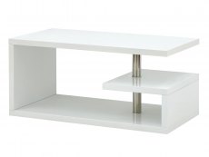 GFW GFW Polar White High Gloss LED Coffee Table (Flat Packed)