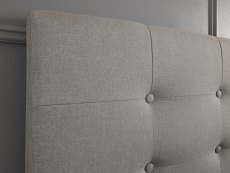 GFW GFW Regal 5ft King Size Grey Upholstered Fabric Ottoman Bed Frame