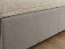 GFW GFW Regal 5ft King Size Grey Upholstered Fabric Ottoman Bed Frame