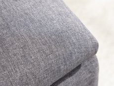 GFW GFW Secreto Light Grey Upholstered Fabric Blanket Box (Flat Packed)