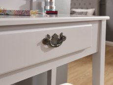 GFW GFW Shaker Grey Dressing Table and Stool (Flat Packed)