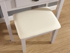 GFW GFW Shaker Grey Dressing Table and Stool (Flat Packed)