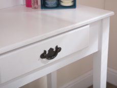 GFW GFW Shaker White Dressing Table and Stool (Flat Packed)