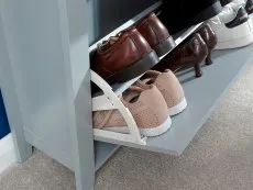 GFW GFW Deluxe Grey 2 Tier Shoe Cabinet