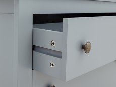 GFW GFW Deluxe Grey 2 Tier Shoe Cabinet (Flat Packed)