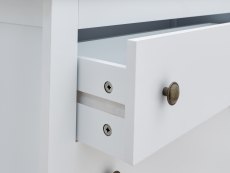GFW GFW Deluxe White 2 Tier Shoe Cabinet (Flat Packed)