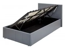 GFW GFW Ecuador Grey Faux Leather Side Lift Ottoman Bed Frame