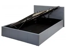 GFW GFW Ecuador Grey Faux Leather Side Lift Ottoman Bed Frame