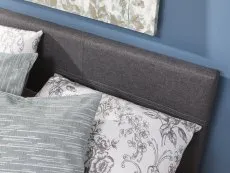 GFW GFW Ecuador Grey Hopsack Fabric Side Lift Ottoman Bed Frame