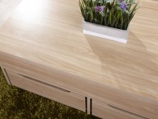 GFW GFW Ultimate Oak 2 Drawer Storage Coffee Table (Flat Packed)