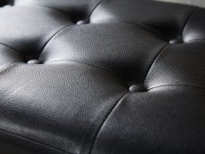 GFW GFW Verona Black Upholstered Faux Leather Storage Bench (Flat Packed)