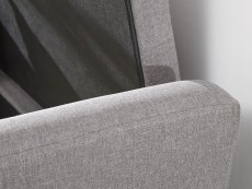 GFW GFW Verona Grey Upholstered Fabric Window Seat (Flat Packed)