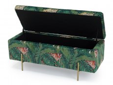 LPD LPD Lola Jungle Print Fabric Blanket Box (Assembled)