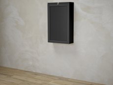 LPD LPD Arlo Black Foldaway Wall Desk (Flat Packed)