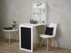 LPD LPD Arlo White Foldaway Wall Desk (Flat Packed)