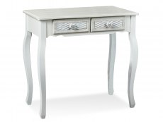 LPD Brittany Grey and White 2 Drawer Dressing Table (Assembled)