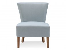 LPD Austen Duck Egg Upholstered Fabric Accent Chair