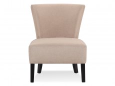 LPD Austen Sand Upholstered Fabric Accent Chair