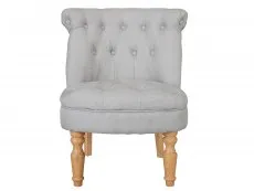 LPD LPD Charlotte Blue Linen Fabric Accent Chair