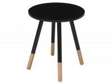 LPD Costa Black Lamp Table (Flat Packed)