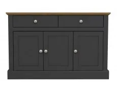 LPD LPD Devon Charcoal 3 Door 2 Drawer Large Sideboard