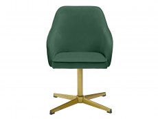 LPD LPD Felix Green Velvet Upholstered Fabric Office Chair