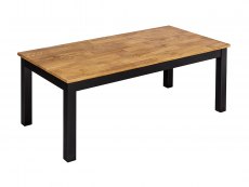 LPD LPD Copenhagen Black and Oak Coffee Table (Flat Packed)