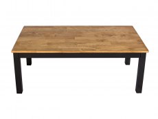 LPD LPD Copenhagen Black and Oak Coffee Table (Flat Packed)