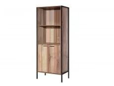 LPD Hoxton Rustic 2 Door Display Cabinet