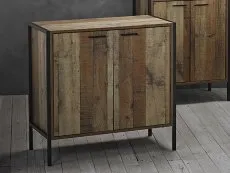 LPD LPD Hoxton Rustic 2 Door Shoe Cabinet