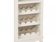 LPD LPD Juliette Cream and Oak 1 Drawer Wine Cabinet (Assembled)