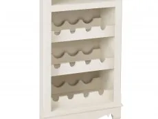 LPD LPD Juliette Cream and Oak 1 Drawer Wine Cabinet (Assembled)
