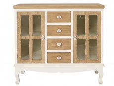 LPD LPD Juliette Cream and Oak 2 Door 4 Drawer Sideboard (Assembled)