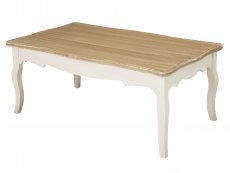 LPD LPD Juliette Cream and Oak Coffee Table (Assembled)