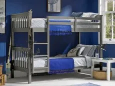 LPD LPD Leo 3ft Grey Wooden Bunk Bed Frame