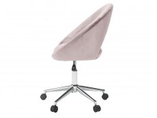 LPD LPD Skylar Pink Velvet Upholstered Fabric Office Chair