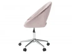 LPD LPD Skylar Pink Velvet Fabric Office Chair