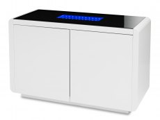LPD Matrix White High Gloss 2 Door Sideboard with LED (Flat Packed)
